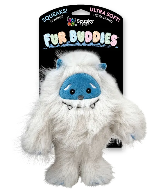 Spunky Pup Fur Buddies mjukis pip långhårig