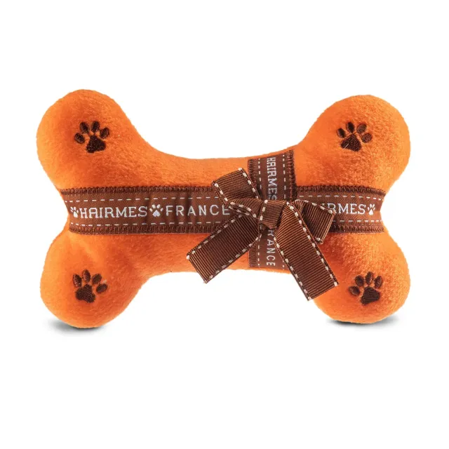 Dog Diggin Designs Hairmes Bone hundleksak mjuk 15 cm