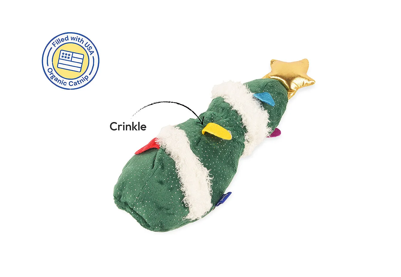 P.L.A.Y. Feline Frenzy O Christmas Tree kattleksak kattmynta