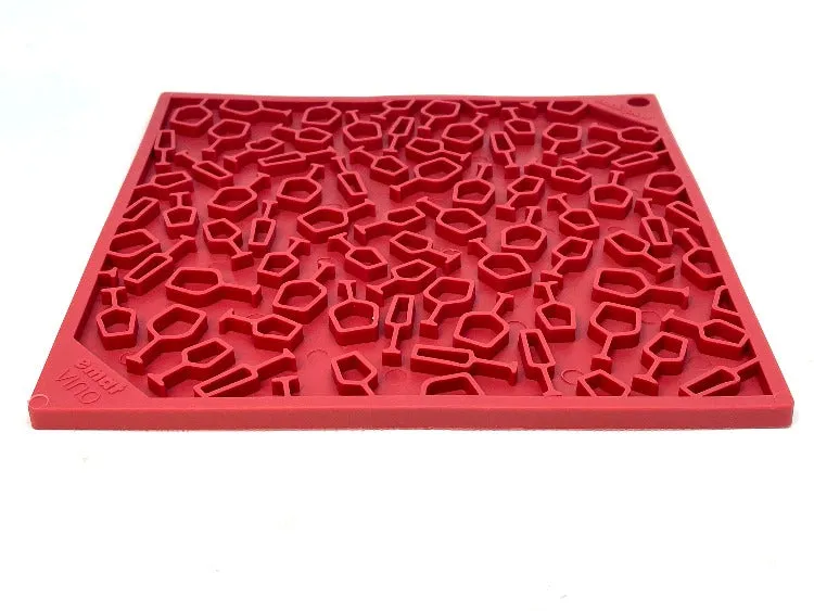 SodaPup Vino eMat slickmatta röd 20x20 cm lugnande