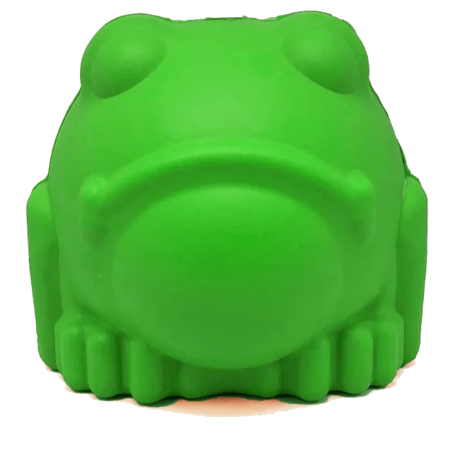 SodaPup Bull Frog tuggleksak godisdispenser grön kraftig tugg