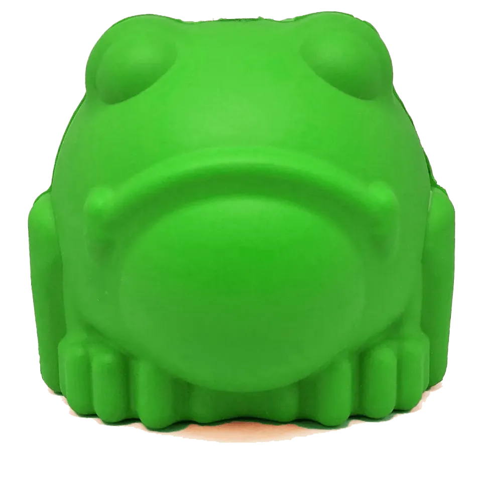 SodaPup Bull Frog tuggleksak godisdispenser grön kraftig tugg