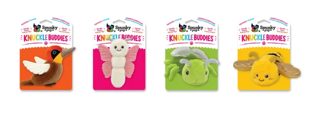 Spunky Pup Knuckle Buddies mjukisleksak kolibri