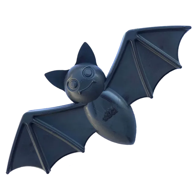 SodaPup Vampire Bat Nylon tuggleksak large svart slickmatta