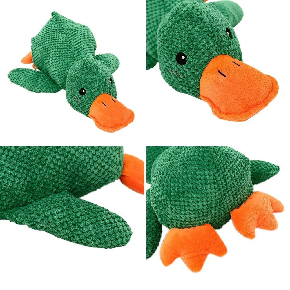 Pawtato anka pipleksak hund mjuk gul 25 cm