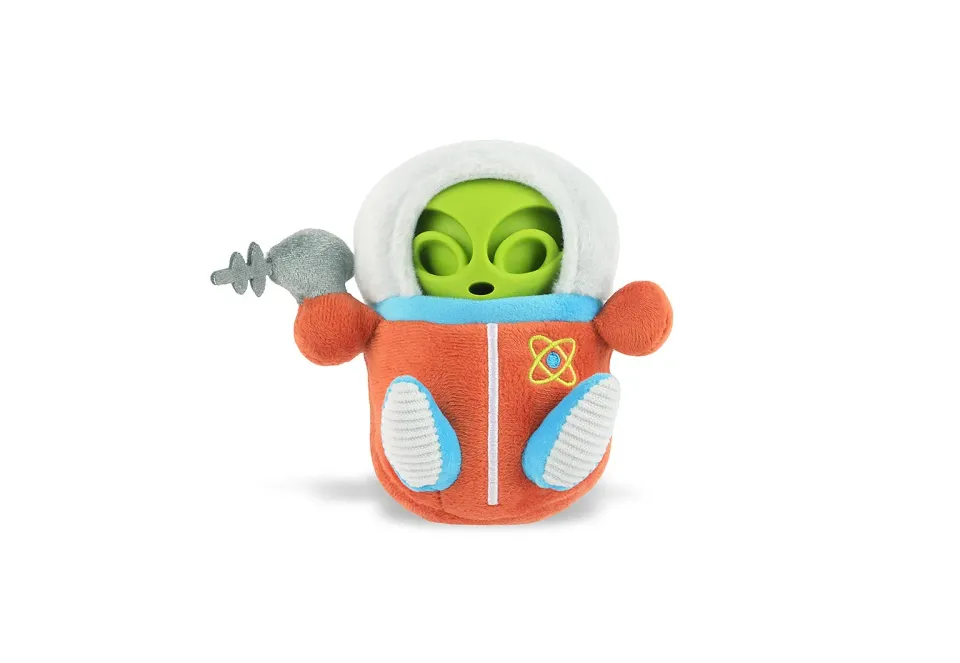 P.L.A.Y. Alien Buddies Astro Explorer hundleksak 2-i-1 tålig