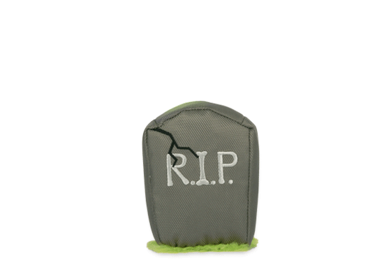 P.L.A.Y. Howling Haunts Ghoulish Grave hundleksak grå med pip