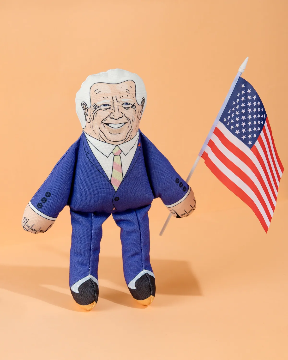 Pet Hates Toys Trump & Biden hundleksak 2-pack med pip