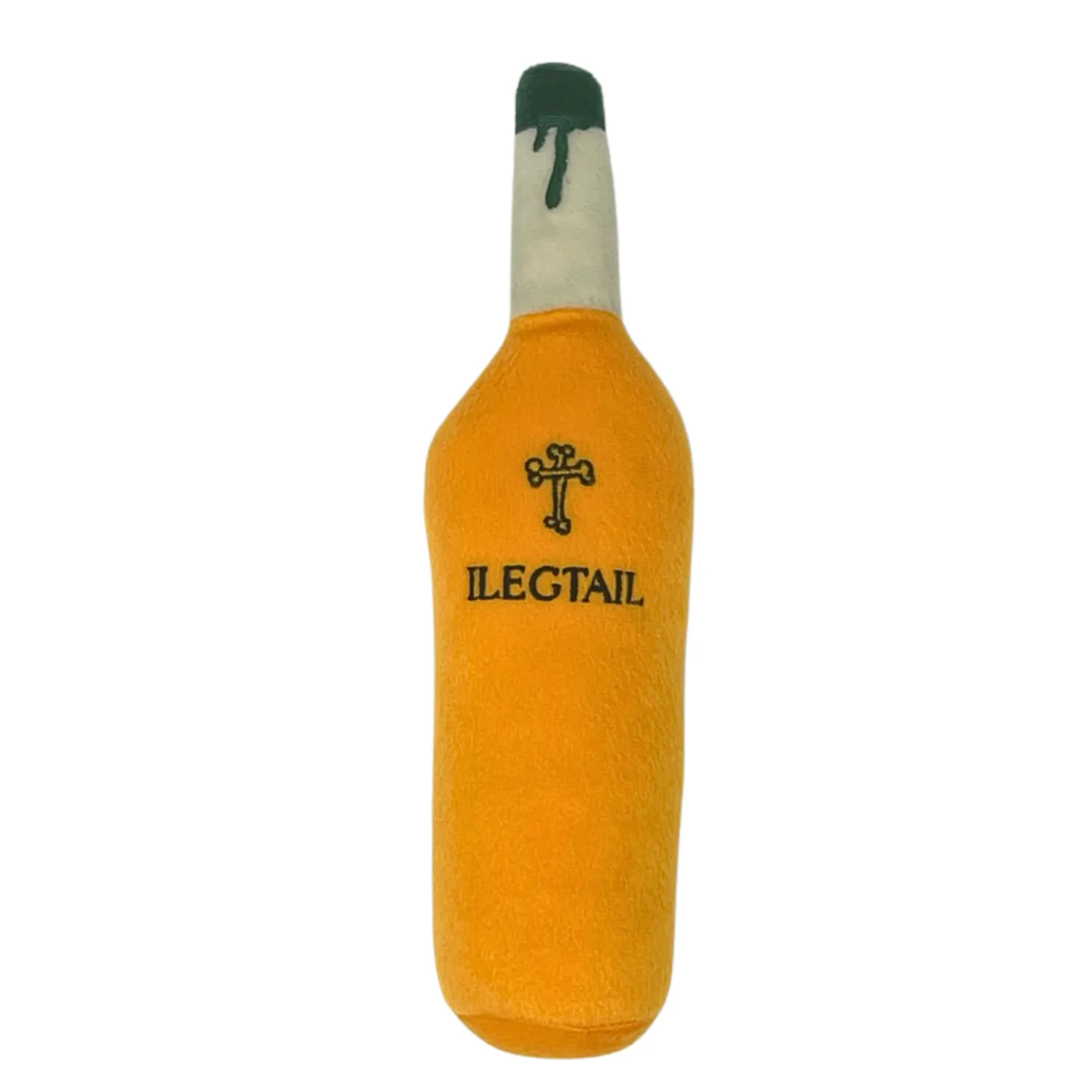 Dog Diggin Designs Ilegtail Mezcal hundleksak flaska med pip