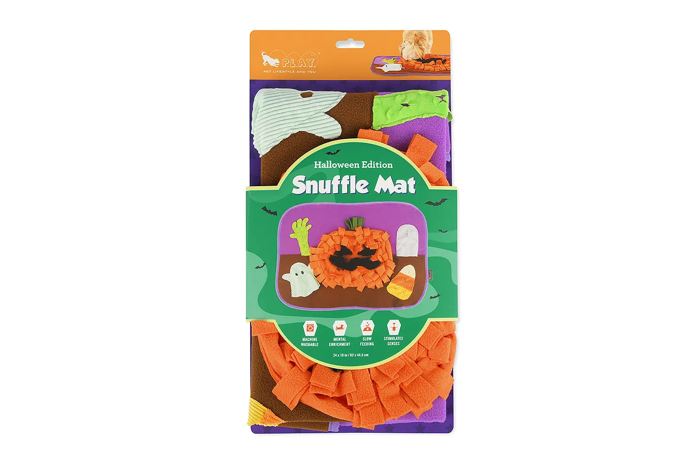 P.L.A.Y. Halloween Snuffle Mat snuffelmatta hund flerfärgad