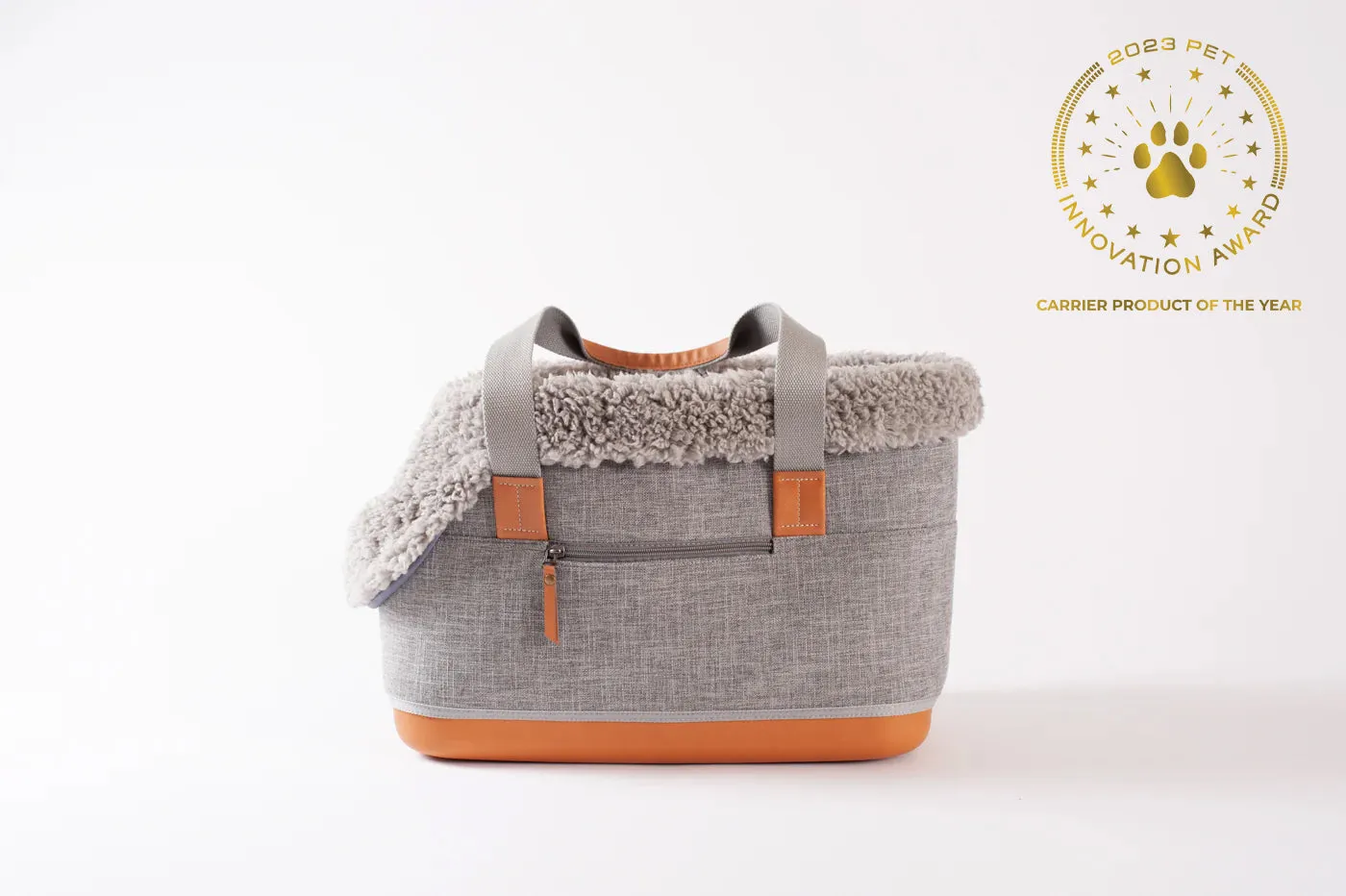 P.L.A.Y. Deluxe Dog Carrier hundväska grå upp till 7kg