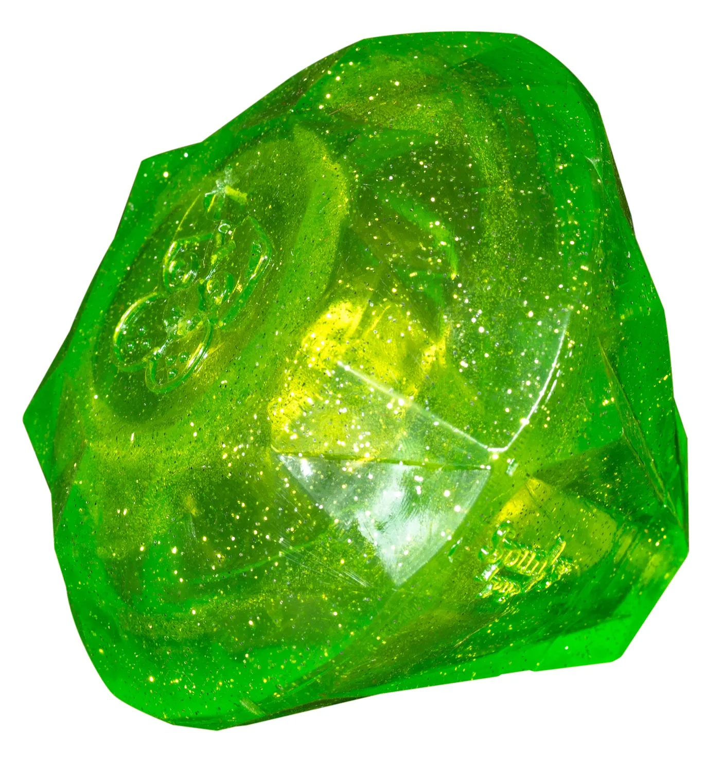 Spunky Pup Squeaky Gems Diamond hundleksak bla med pip