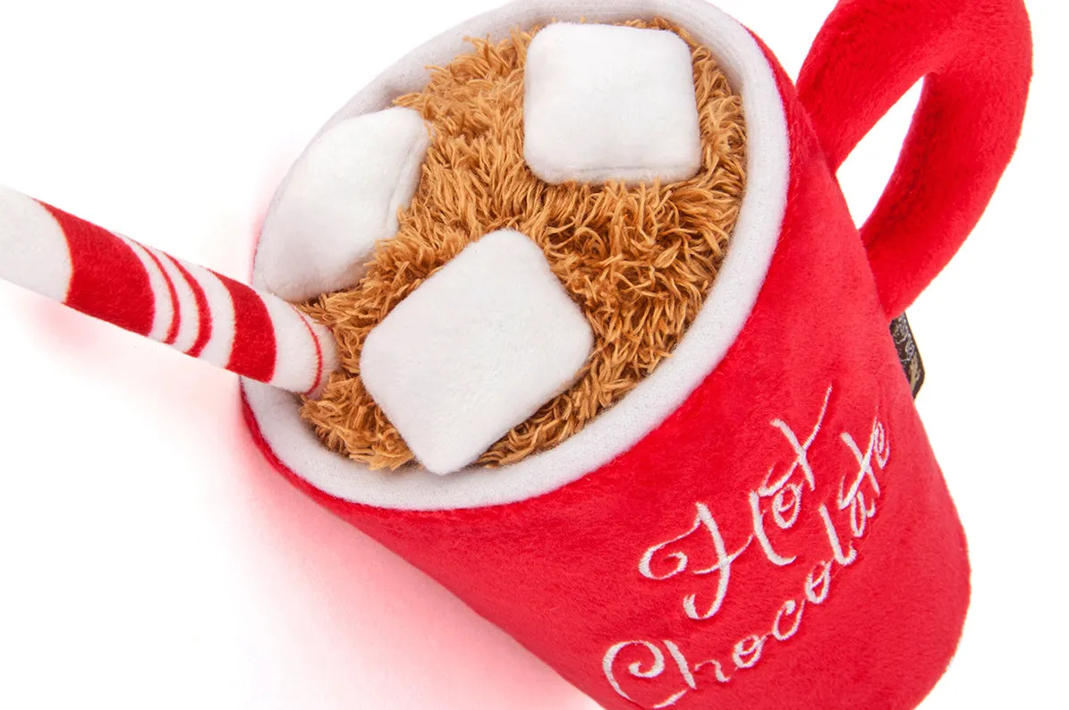 P.L.A.Y. Holiday Classic Ho Ho Ho Hot Chocolate hundleksak röd pip
