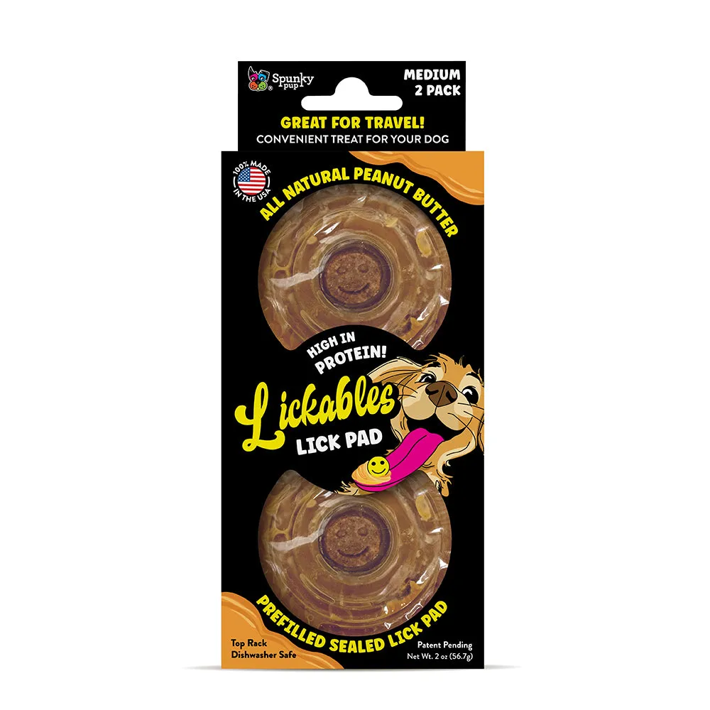 Spunky Pup Lickables slickmatta jordnötssmör 1-pack