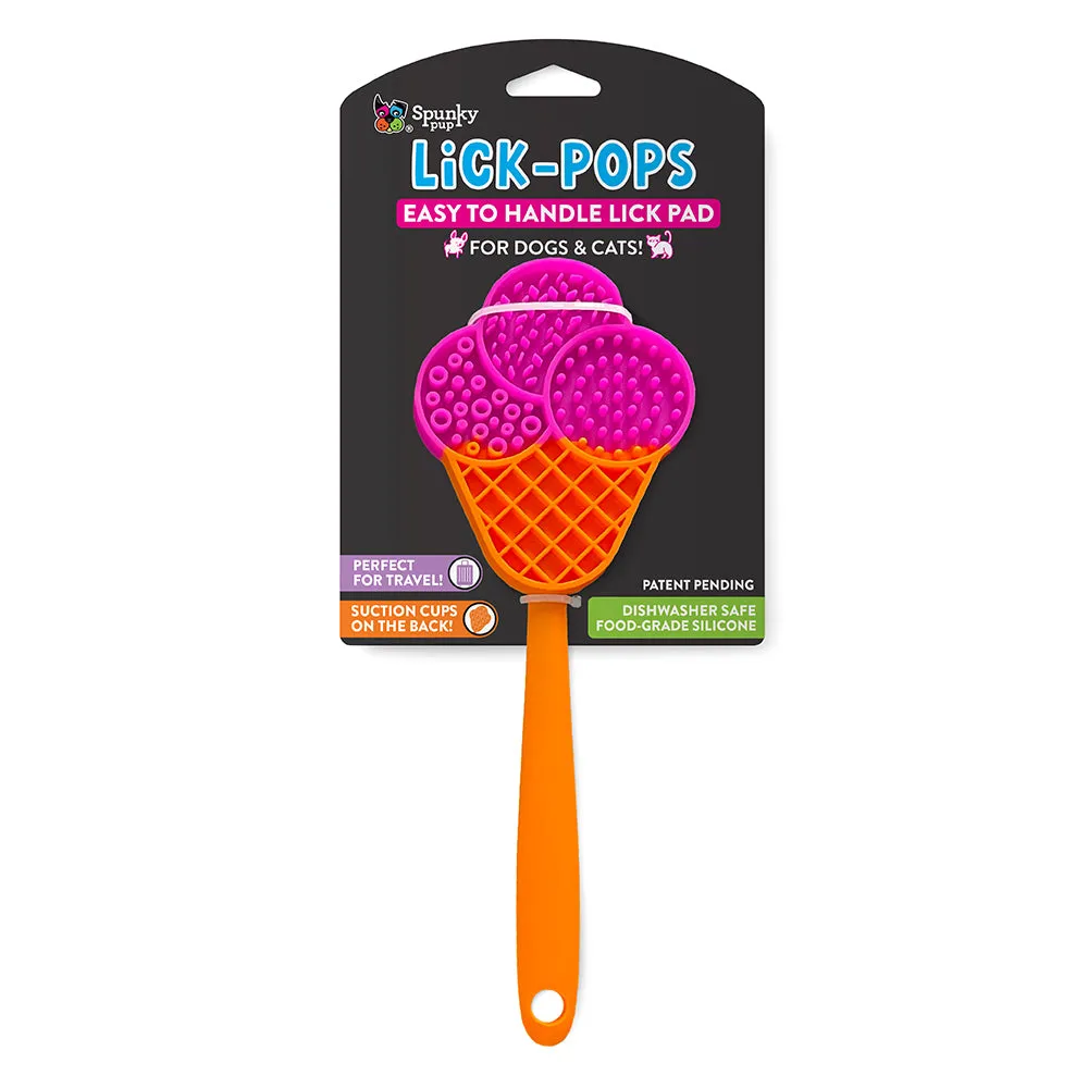 Spunky Pup Lick Pops slickmatta silikon med sugkopp