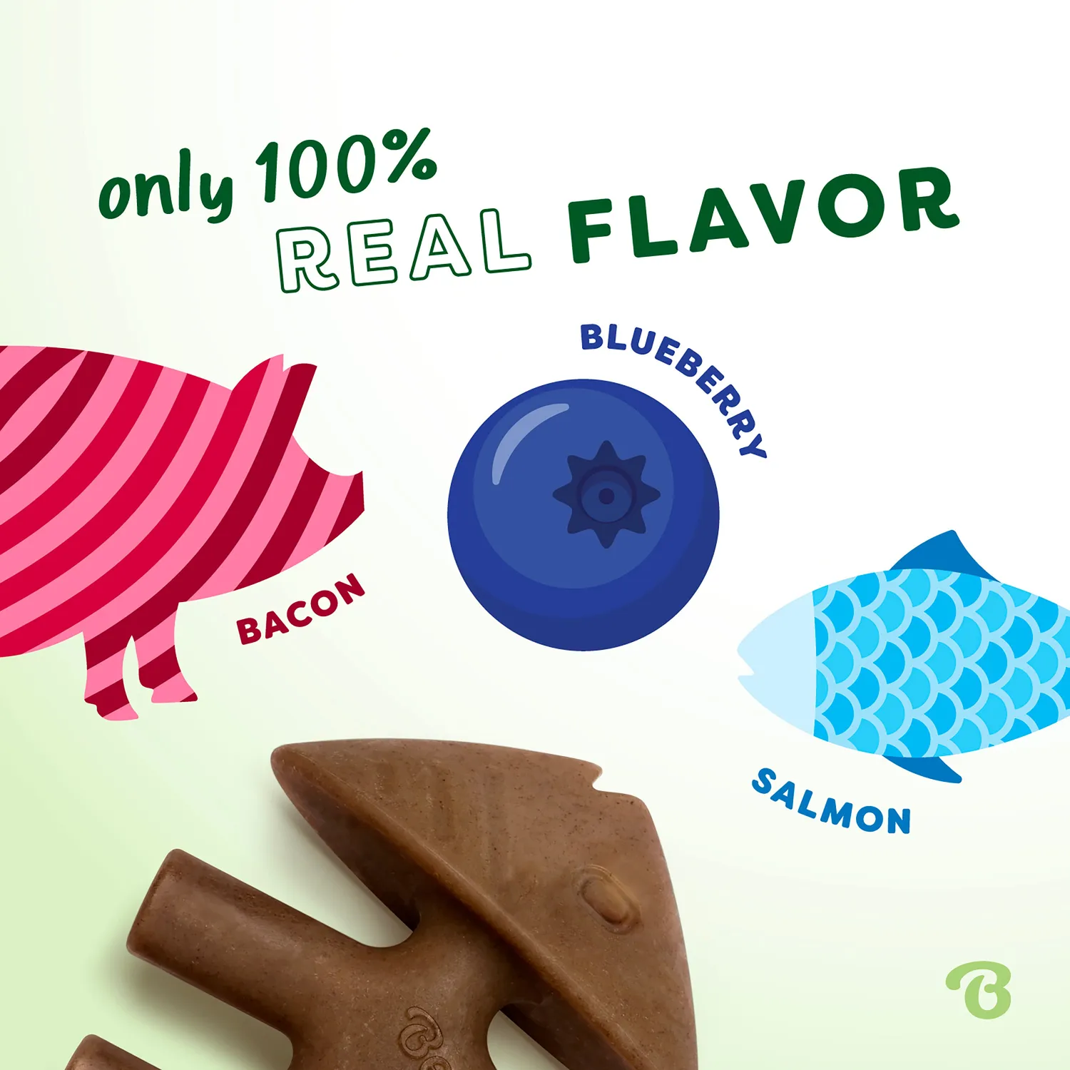 Benebone Pumpkin Spice tuggben 4-pack