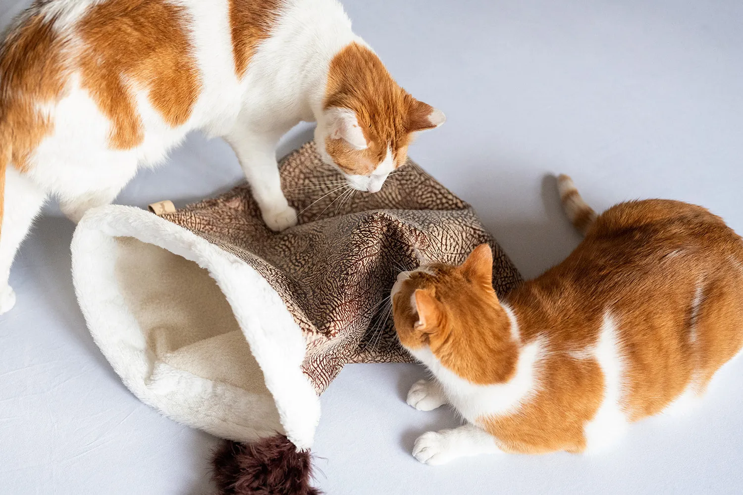 P.L.A.Y. Feline Frenzy Crinkle Sack kattleksak grå