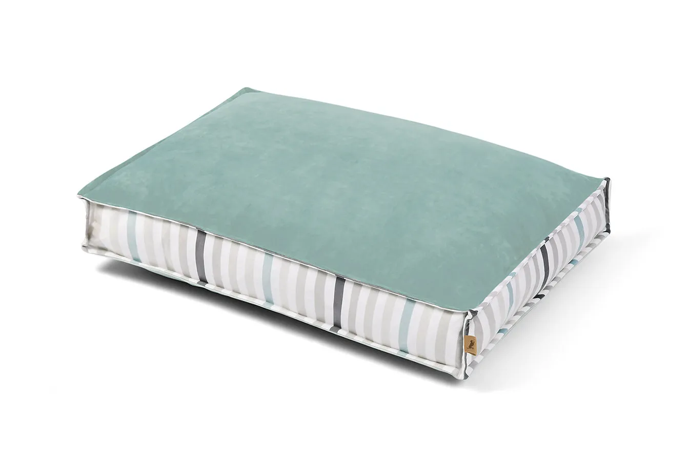P.L.A.Y. Seaside Boxy Bed hundbädd randig sammet
