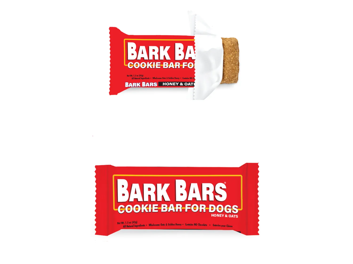 Spunky Pup Bark Bar hundgodis peanut butter singelbar