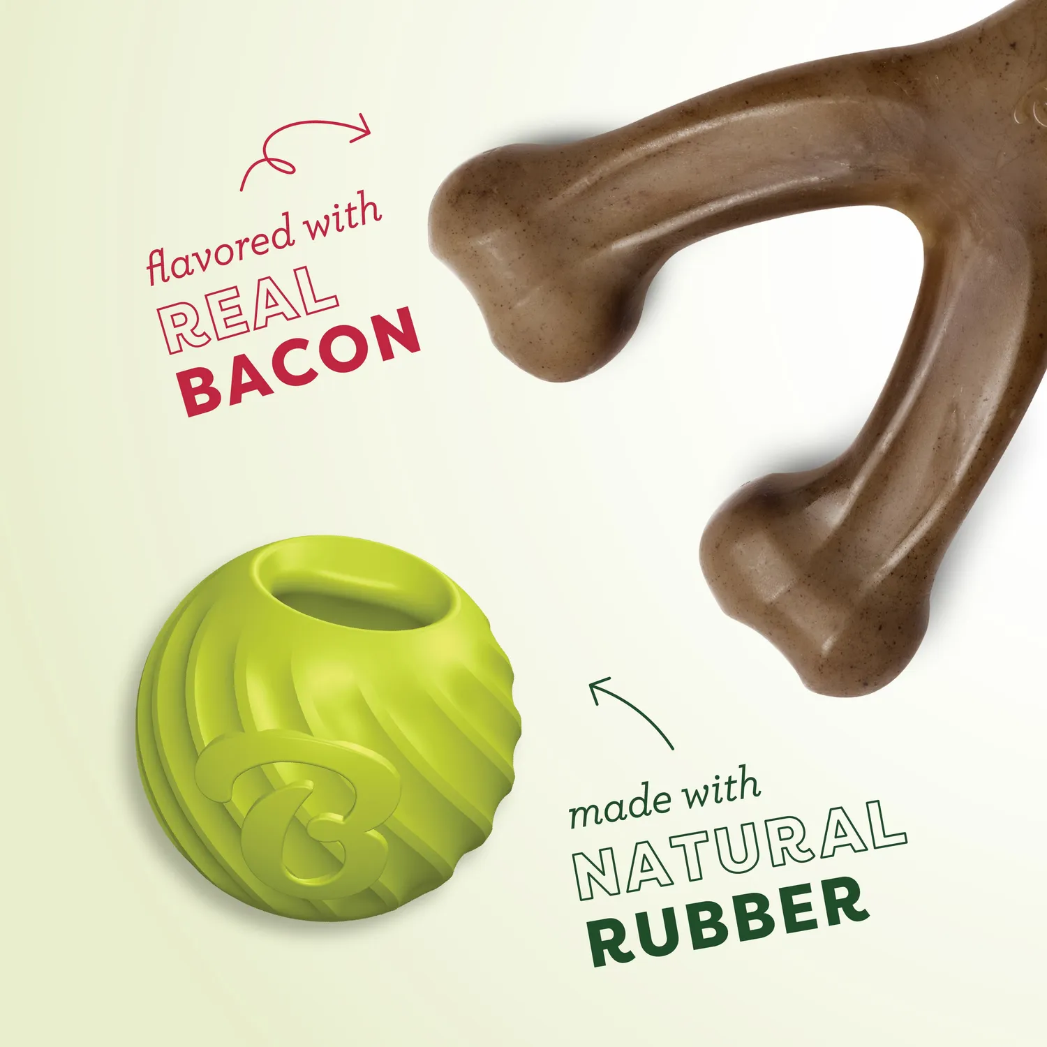 Benebone Chew & Fetch Duo tuggset 2-pack medium