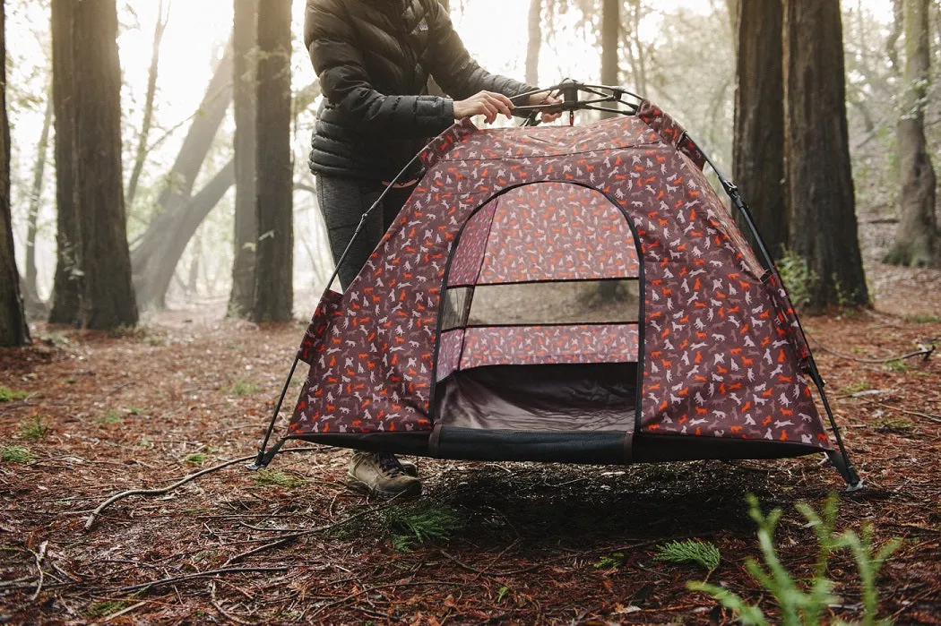 P.L.A.Y. Scout & About Outdoor Dog Tent hundtält Mocha