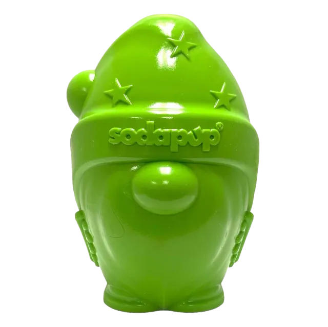 SodaPup Gnome tuggleksak grön för stora hundar