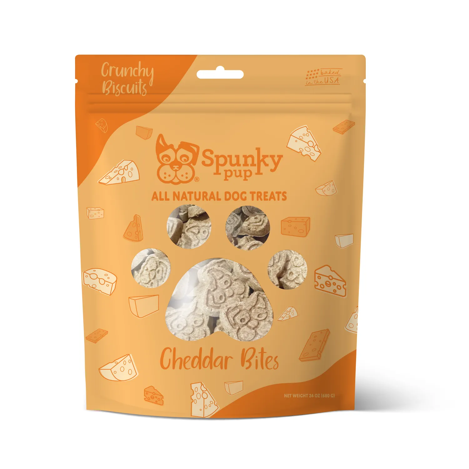 Spunky Pup Baked Biscuits hundkex prime rib 680 g naturliga