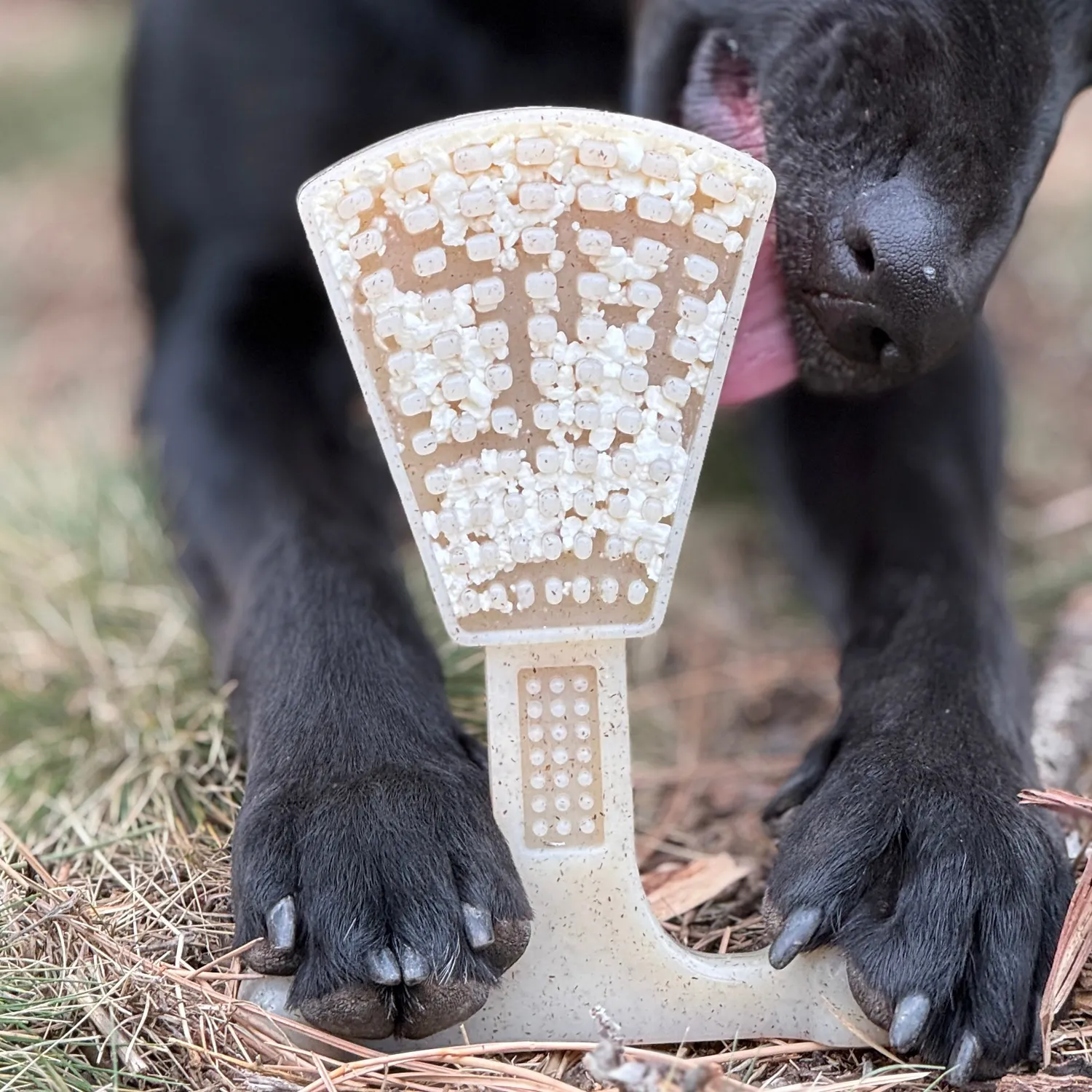 SodaPup Waffle Tower eChew tuggleksak nylon brun slitstark