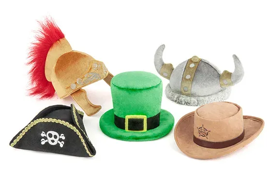 P.L.A.Y. Mutt Hatter Collection hundleksak set hattar pip