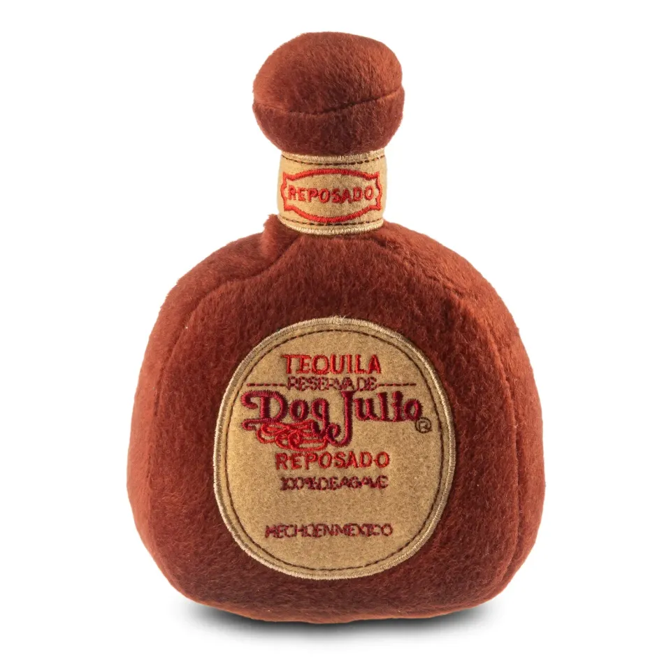 Dog Diggin Designs Julio mjuk hundleksak med pip tequila