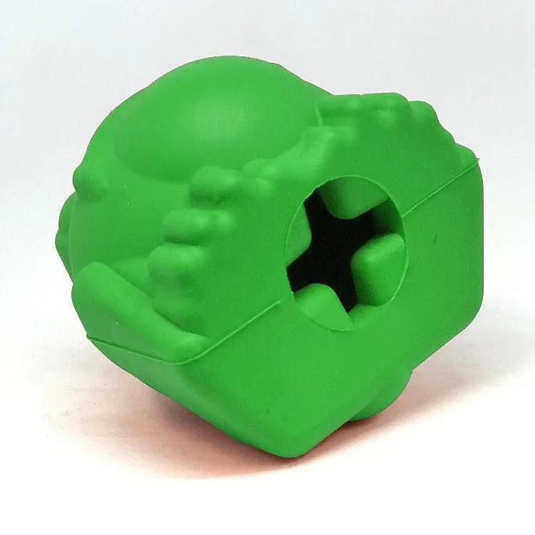 SodaPup Bull Frog tuggleksak godisdispenser grön kraftig tugg