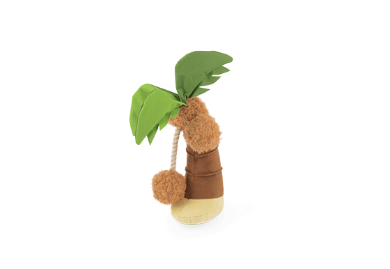 P.L.A.Y. Tropical Paradise Puppy Palm hundleksak mjuk med pip