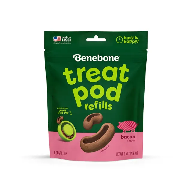 Benebone Treat Pod hundgodis bacon jordnöt