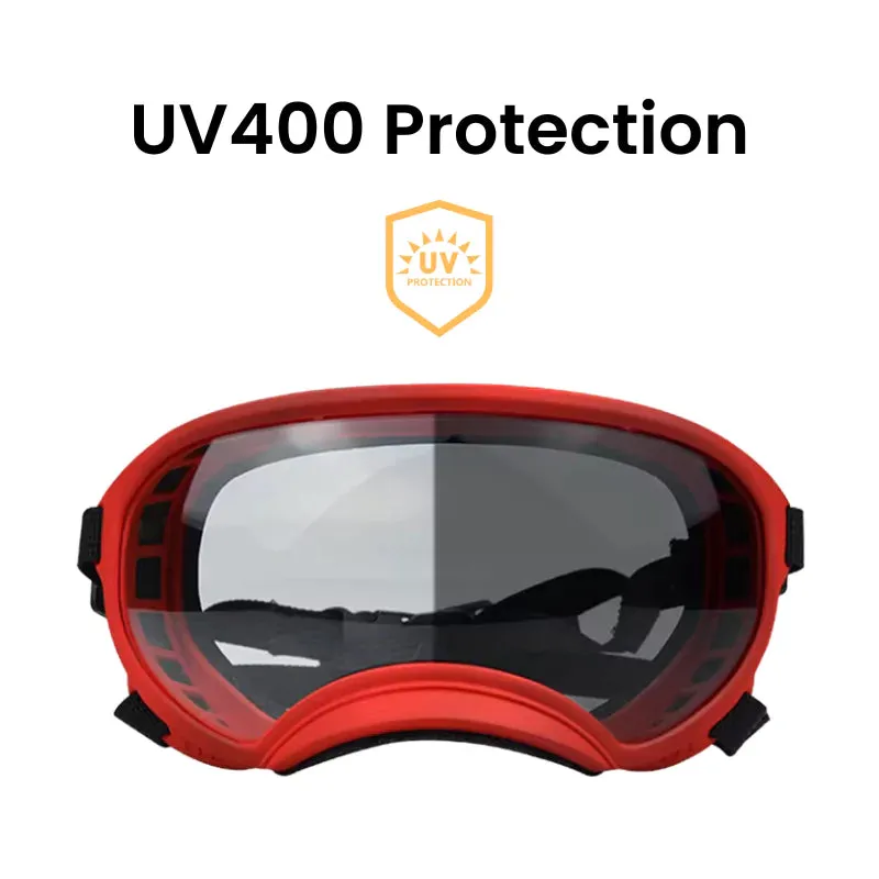 Pawtato UV400 Sun and Wind hundglasögon svart