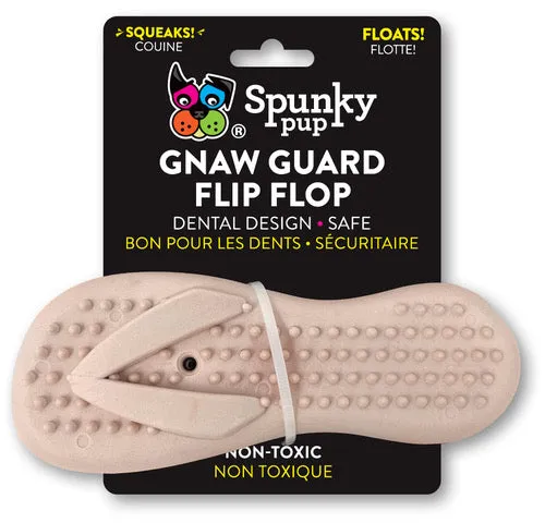 Spunky Pup Gnaw Guard hundleksak liten ring grön flytande