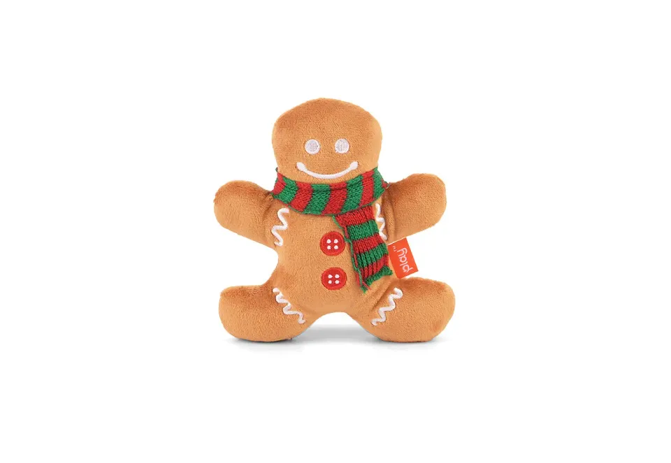 P.L.A.Y. Merry Minis Gingerbread hundleksak mini pip