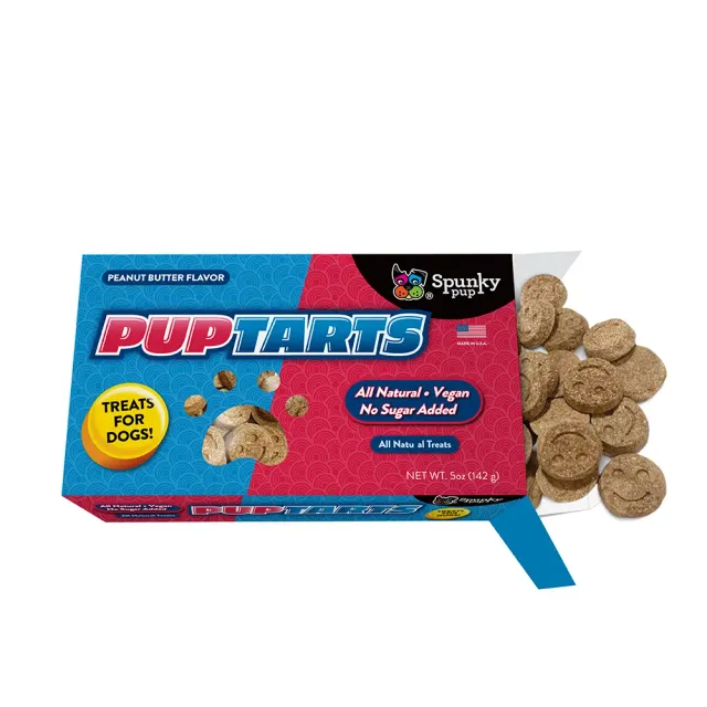 Spunky Pup Pup Tarts hundkex jordnöt 142g
