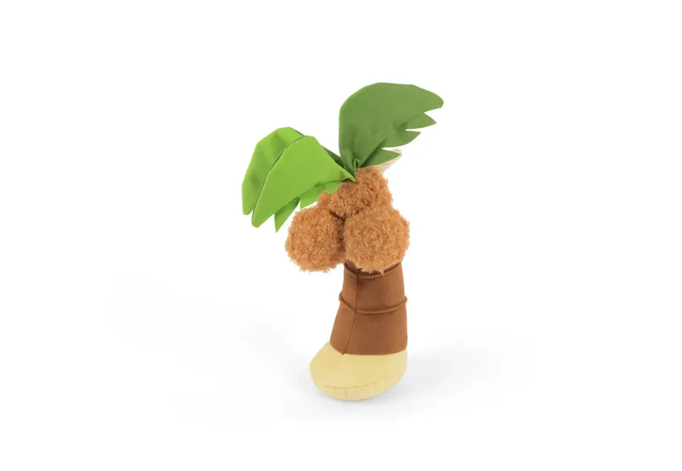 P.L.A.Y. Tropical Paradise Puppy Palm hundleksak mjuk med pip