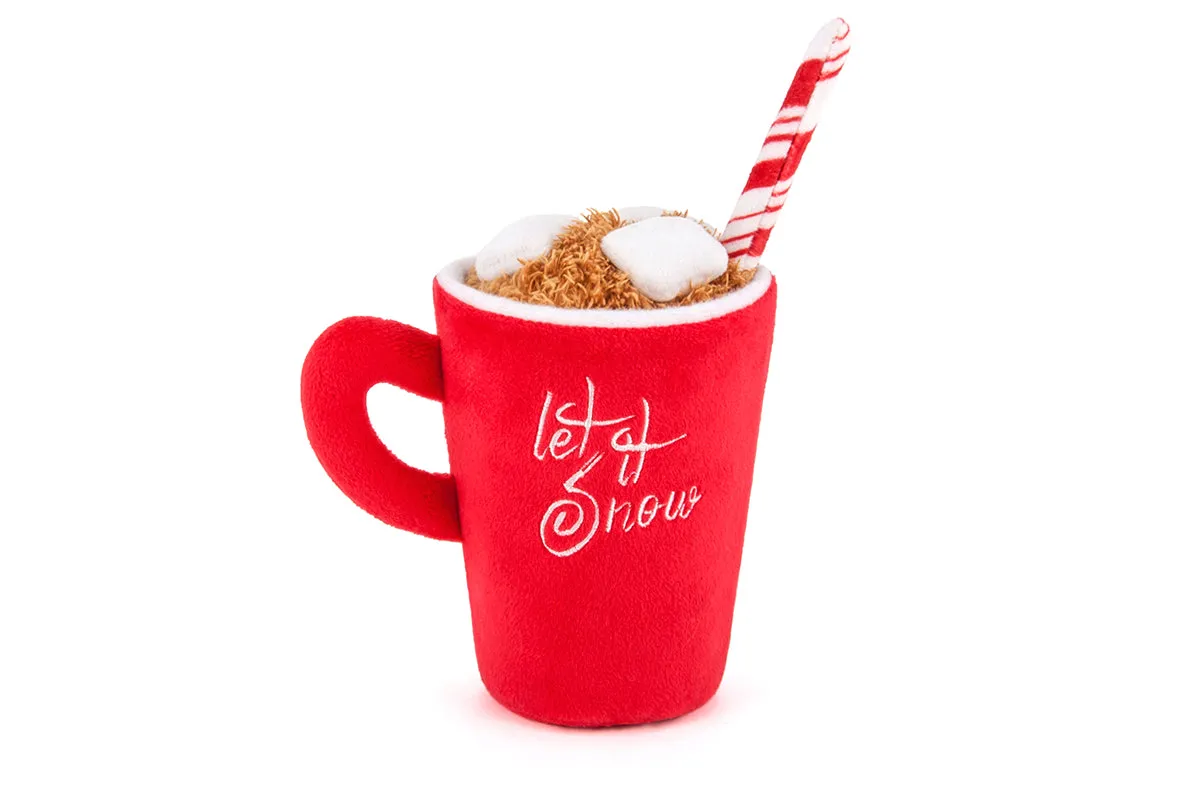 P.L.A.Y. Holiday Classic Ho Ho Ho Hot Chocolate hundleksak röd pip
