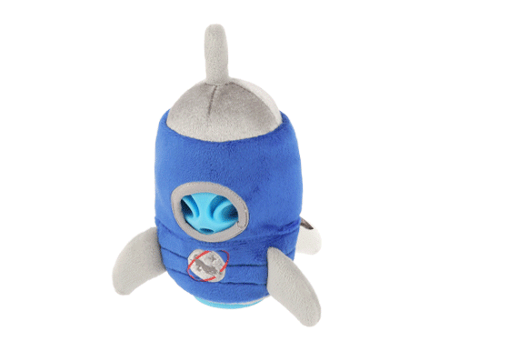 P.L.A.Y. Alien Buddies Starblaster hundleksak 2-i-1 tålig