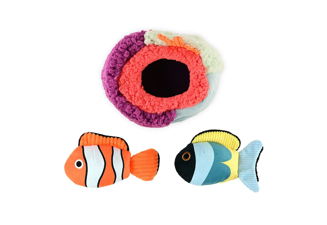 P.L.A.Y. Ocean Buddies Reef Retreat hundleksak 3-delar med pip
