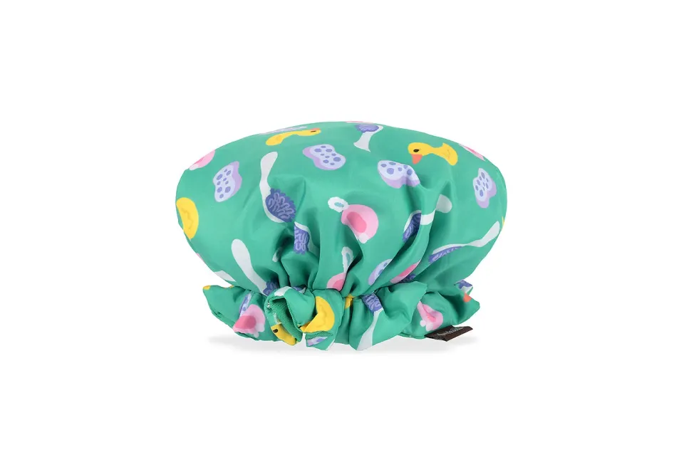 P.L.A.Y. Splish Splash Shower Quack hundleksak keps med pip