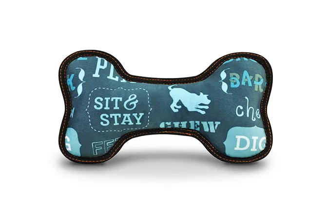 P.L.A.Y. ECO PLAY Bone mjuk hundleksak ben med pip