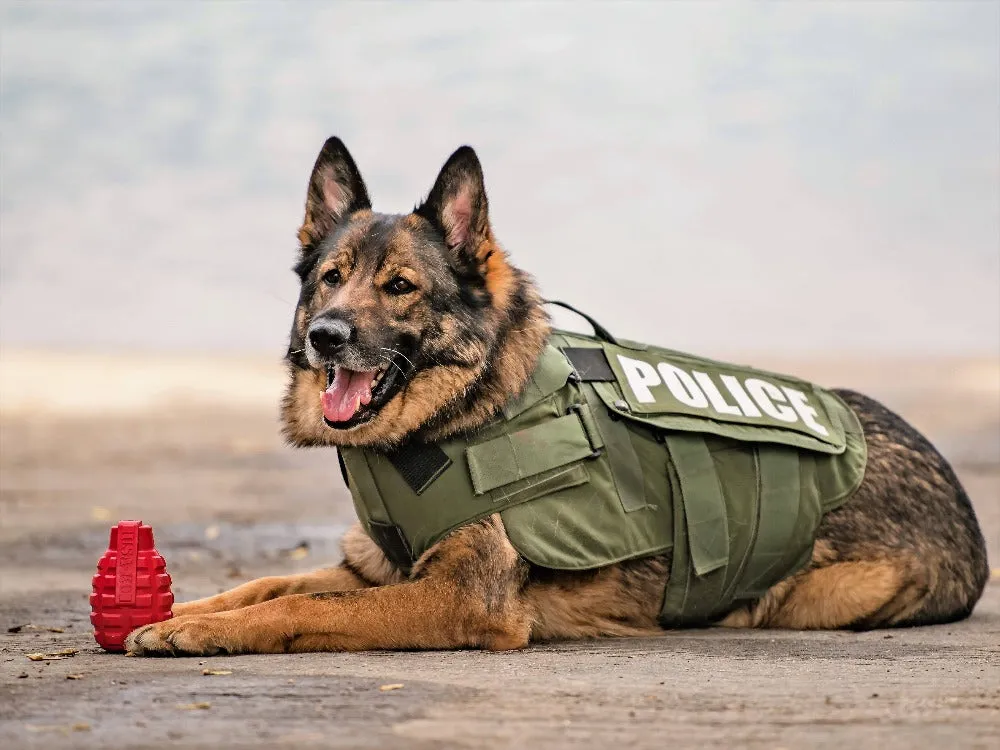 USA-K9 Granat godisdispenser large svart gummi