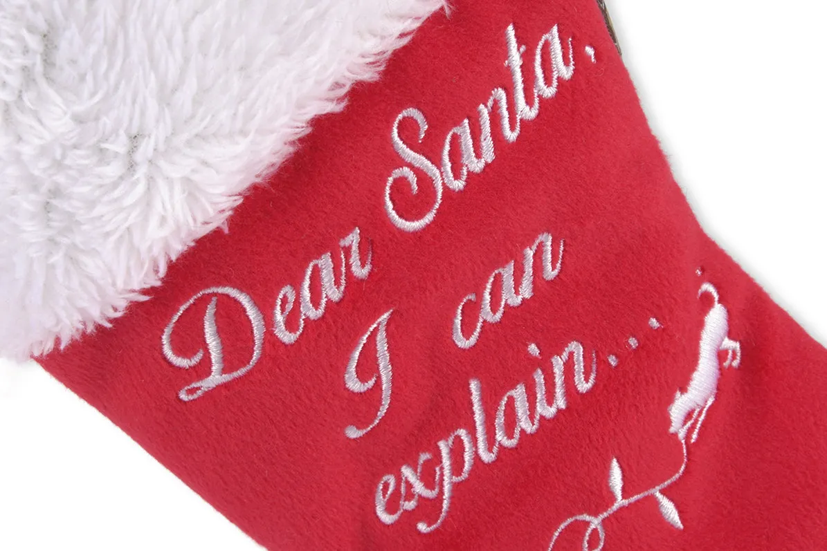 P.L.A.Y. Merry Woofmas Good Dog Stocking hundleksak strumpa prassel