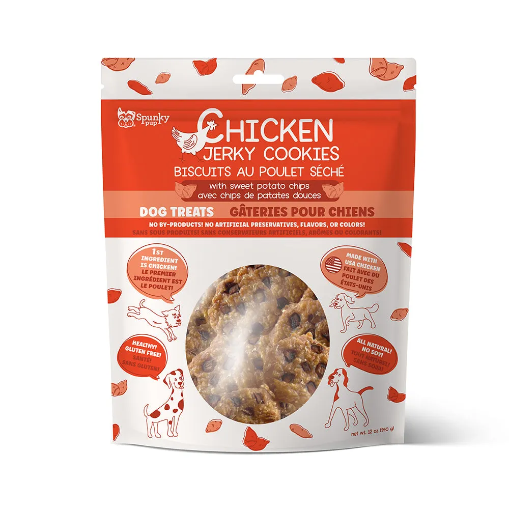 Spunky Pup Chicken Jerky kex hundgodis 340 g kyckling