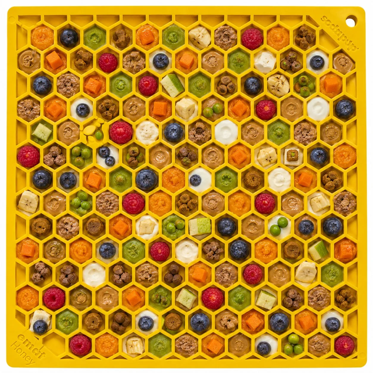 SodaPup Honeycomb eMat slickmatta large gul svår