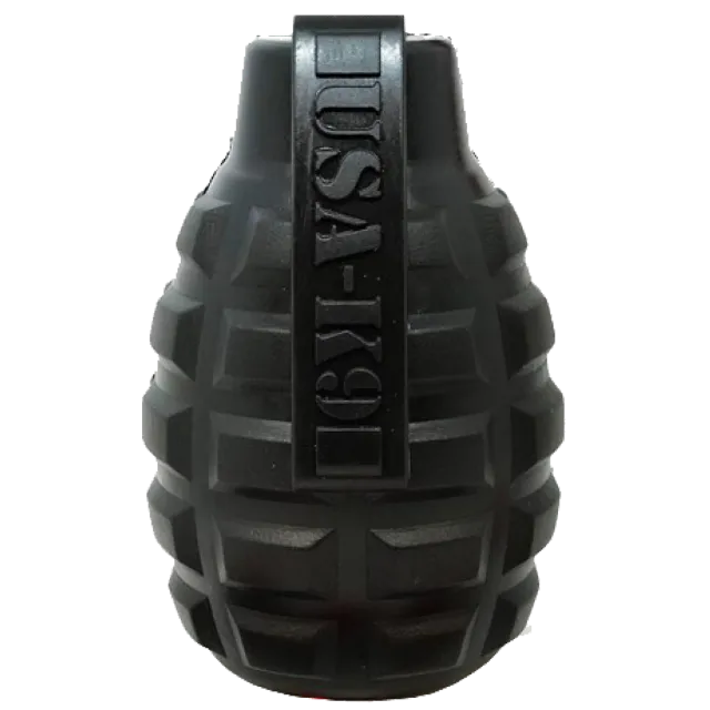USA-K9 Granat godisdispenser large svart gummi