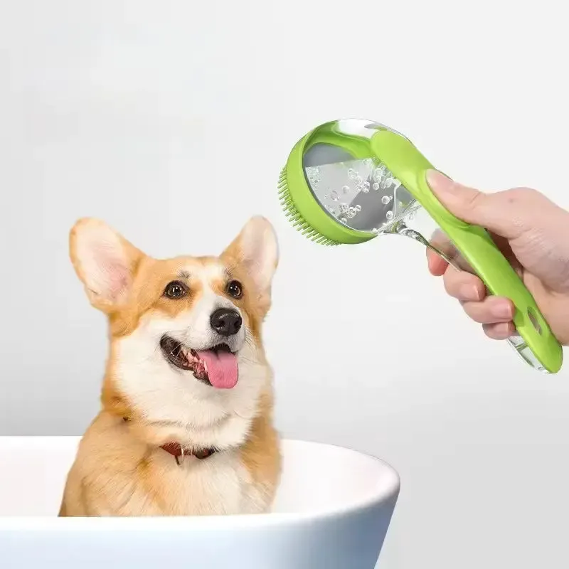 Pawtato Shampoo Dispensing badborste hund grön mjuk