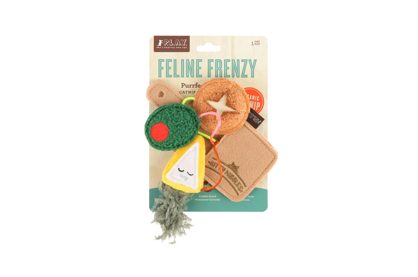 Feline Frenzy Purrfect Pairings kattleksak catnip 3-pack prassel